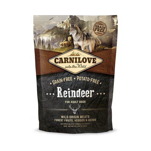 Корм сухий Carnilove Adult Raindeer для дорослих собак усіх порід з північним оленем 1,5 кг 1111145080 фото