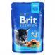 Корм вологий Brit Premium Cat Kitten Chicken Chunks pouch для кошенят з куркою 100 г 1111142142 фото 1