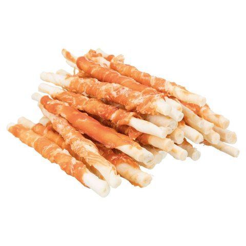 Ласощі Trixie Denta Fun Chewing Rolls для собак Паличка для чищення зубів з куркою 12 см 240 г 30 шт 1111140898 фото