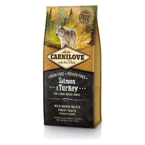 Корм сухий Carnilove Adult Large Breed Salmon and Turkey для дорослих собак великих порід вагою від 25 кг з лососем та індич 1111145083 фото