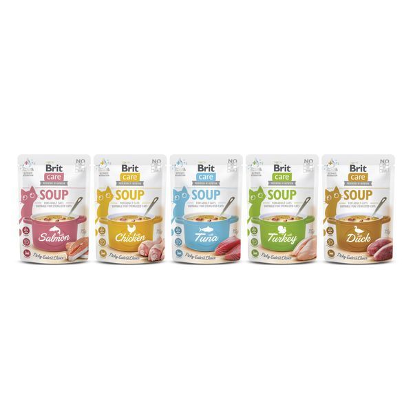 Корм вологий Brit Care Soup Turkey д/котів суп з індичкою 75 г 1111182591 фото