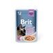 Корм вологий Brit Premium Cat Sterilised Salmon Fillets Gravy pouch для стерилізованих котів філе лосося в соусі 85 г 1111146992 фото 3