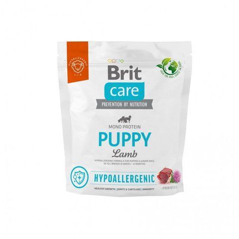 Корм сухий Brit Care Dog Hypoallergenic Puppy для цуценят гіпоалергенний з ягням 1 кг 1111173357 фото
