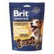 Ласощі Brit Premium Semi-moist Snacks Chicken with Raspberry напіввологі д/cобак з куркою і малиною 180 г 1111196075 фото 1