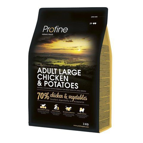 Корм сухий Profine Adult Large Breed Chicken для дорослих собак великих порід вагою від 25 кг з куркою та картоплею 3 кг 1111145689 фото