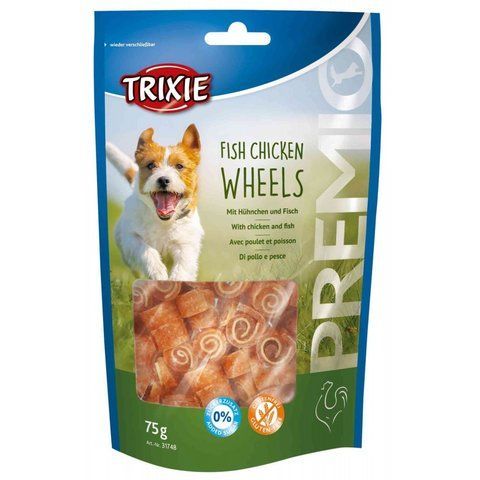 Ласощі Trixie Premio Fish Chicken Wheels для собак з куркою та рибою 75 г 1111143412 фото