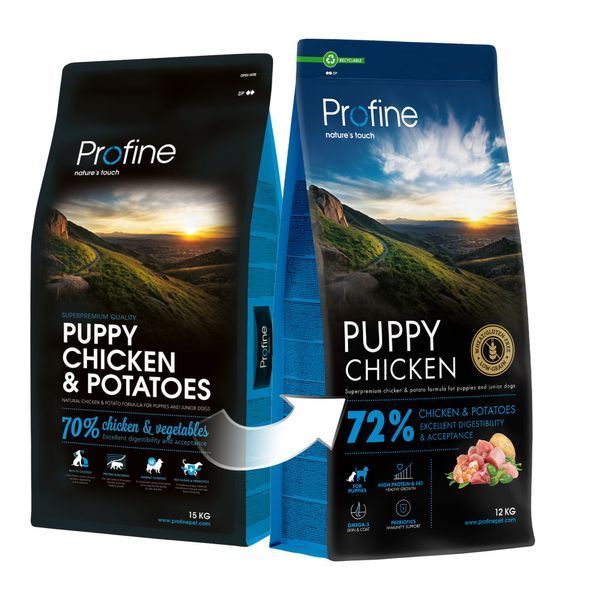Корм сухий Profine Puppy Chicken and Potatoes д/цуценят курка і картопля 12 кг 1111185922 фото