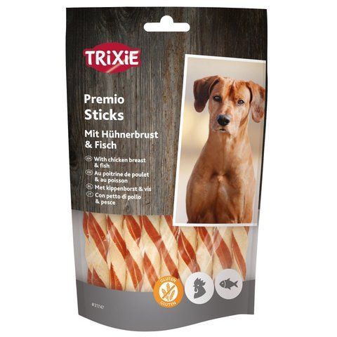 Ласощі Trixie Premio Fish Chicken Sticks для собак з куркою та рибою 80 г 1111143413 фото