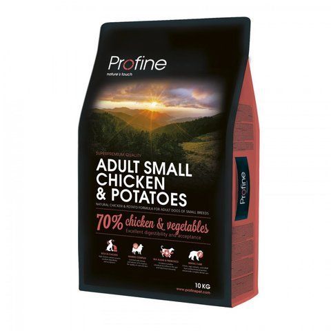 Корм сухий Profine Adult Small для дорослих собак дрібних порід вагою 1-10 кг з куркою та картоплею 10 кг 1111145695 фото