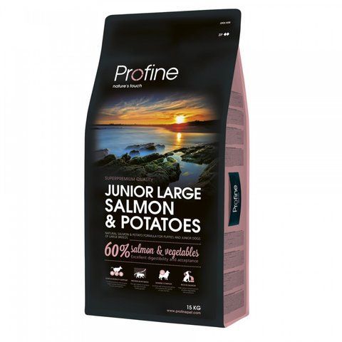Корм сухий Profine Junior Large Breed для цуценят та молодих собак великих порід вагою від 25 кг з лососем та картоплею 15 к 1111145702 фото