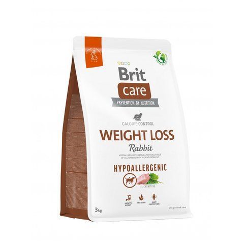 Корм сухий Brit Care Dog Hypoallergenic Weight Loss для собак із зайвою вагою гіпоалергенний з кроликом 3 кг 1111173370 фото