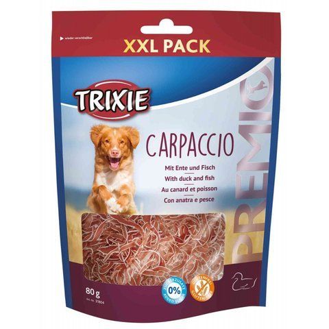 Ласощі Trixie Premio Carpaccio XXL для собак з качкою та рибою 80 г 1111148409 фото