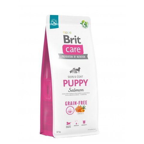 Корм сухий Brit Care Dog Grain-free Puppy для цуценят беззерновий з лососем 12 кг 1111173376 фото