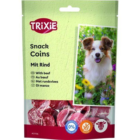Ласощі Trixie Premio Beef Coins для собак з яловичиною 100 г 1111140891 фото