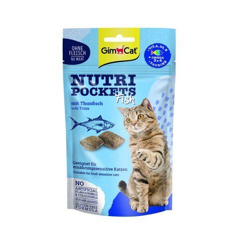 Ласощі Nutri Pockets для котів Рибні Тунець 60г 1111184124 фото