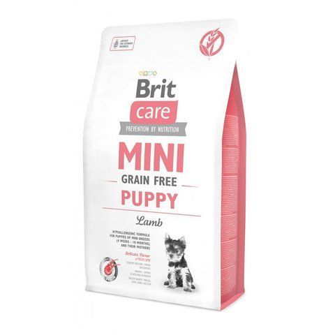 Корм сухий Brit Care Grain Free Mini Puppy Lamb для цуценят та молодих собак мініатюрних порід з ягням 2 кг 1111148815 фото