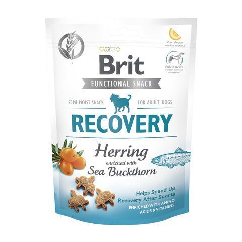 Ласощі Brit Care Functional Snack Recovery Herring д/собак напіввологі д/відновлення оселедець 150 г 1111180650 фото
