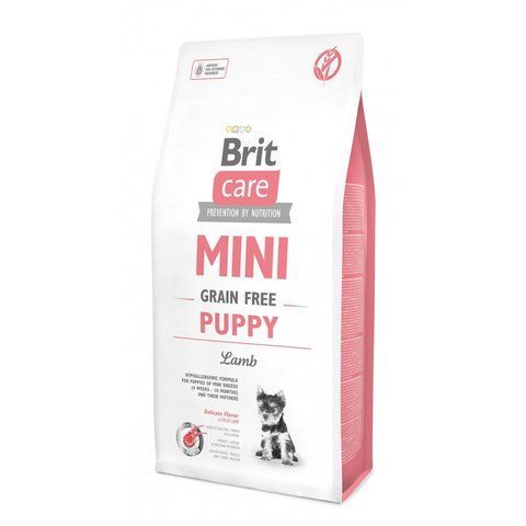 Корм сухий Brit Care Grain Free Mini Puppy Lamb для цуценят та молодих собак мініатюрних порід з ягням 7 кг 1111148817 фото
