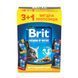 НАБІР Корм вологий Brit Premium для дорослих котів мікс 3+1 1111193002 фото 3