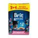 НАБІР Корм вологий Brit Premium для кошенят курка+риба 3+1 1111193003 фото 3