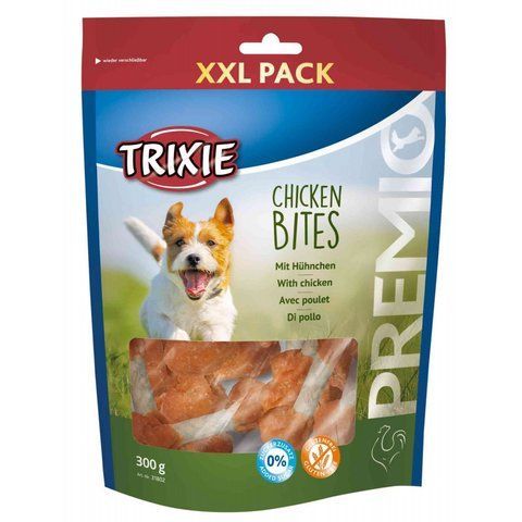 Ласощі Trixie Premio Chicken Bites XXL для собак курячі гантельки з куркою 300 г 1111140893 фото