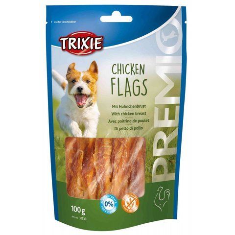 Ласощі Trixie Premio Chicken Flags для собак куряче філе 100 г 1111146930 фото