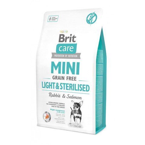 Корм сухий Brit Care Grain Free Mini Light and Sterilised для дорослих собак дрібних порід з зайвою вагою чи стерилізованих 1111148827 фото